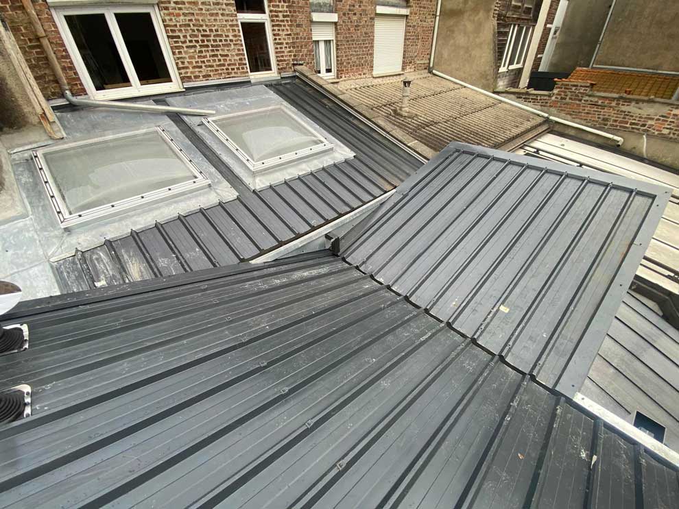 Couverture bac acier et Velux Lille (Nord)