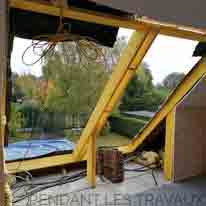  Création d'une verrière balcon Velux à Ferin